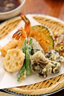 ボストンお料理教室Sullivans Market「海老と野菜の天ぷら」