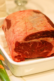 ボストンお料理教室Sullivans Market Special Lesson-merry christmas「Roast rib eye beef with red wine gravy /ローストリブアイビーフと赤ワインソース」